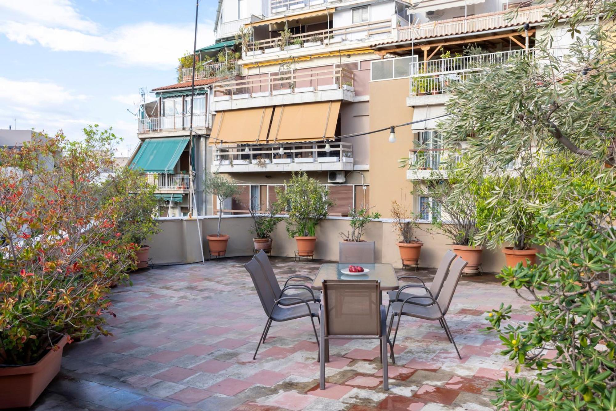 Acropolis Maisonette 3Br 6Ppl 15Min Metro&Museum Athen Exterior foto